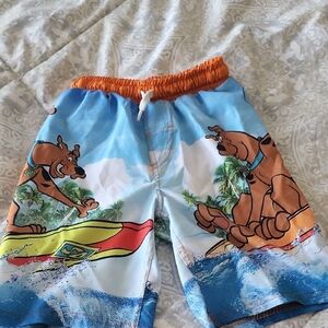 Scooby-Doo Kids Swim Shorts - Blue and Orange